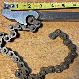 RIDGID C-12 Chain Pipe Wrench 12" Long Handle - USA zdjęcie 8