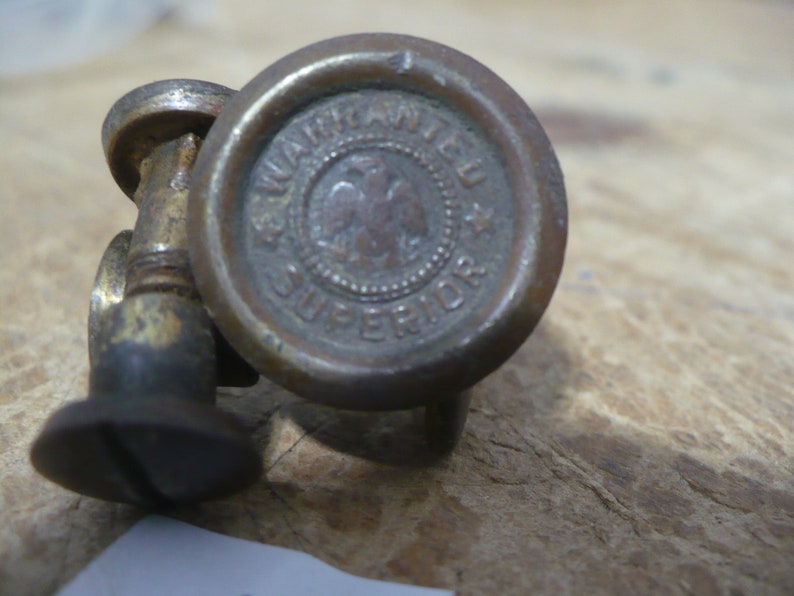 Vintage Warranted Superior Hand Saw Medallion & Bolts Etsy