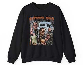 Outdoor Boys YouTube Graphic Sweatshirt, Adventure Clothing, Gift for Nature Lover, Hiking Apparel, Camping Sweater, Unisex Sweat Shirt