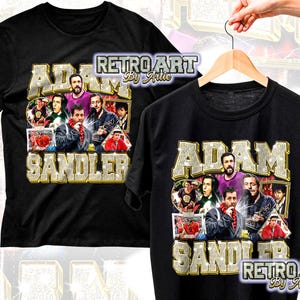 Adam Sandler Limited Vintage Bootleg 90s Graphic Style Retro Short Sleeve T-Shirt
