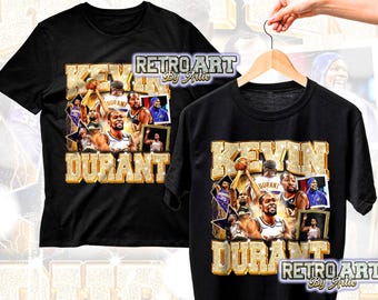 Kevin Durant Limited Phoenix Vintage Bootleg 90s Graphic Style Retro Short Sleeve T-Shirt