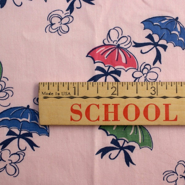 Vintage 1950's Umbrella Fabric