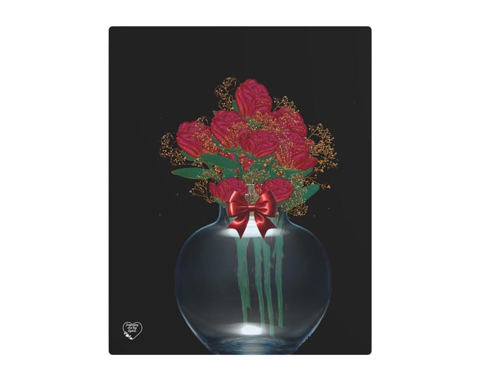 Elegant Floral Metal Art Roses are Red, Home Decor,  Kitchen Wall Art, Unique Housewarming Decoration, Mother Day, Birthday