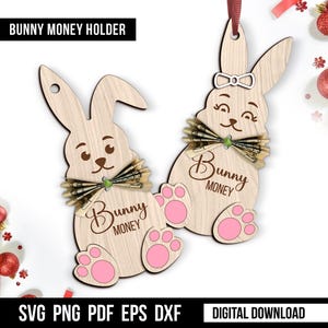 Regalo di denaro a forma di coniglietto pasquale, portafoglio di denaro pasquale, regalo di denaro a forma di coniglietto pasquale per bambini, porta denaro a forma di coniglio, portafoglio di denaro per bambini per Pasqua,