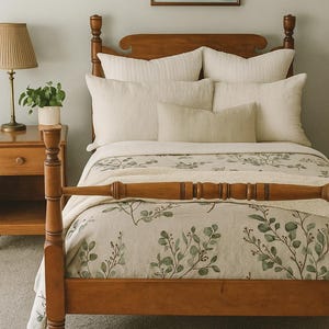 Vintage Whitney twin size bed frame