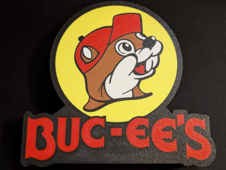 Gas Station Beaver LED Lightbox - 3D Printed Night Light / Desk Lamp image 3