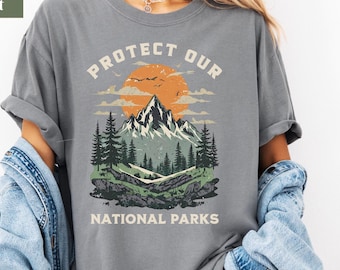 National Parks T-Shirt: Retro Comfort Colors Conservation Tee