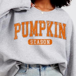 Retro Pumpkin Season Sweatshirt, Cute Fall Sweatshirt, Thanksgiving Sweatshirt, Autumn Sweatshirt, Vintage Pumpkin Season, Fall Vibes Shirt