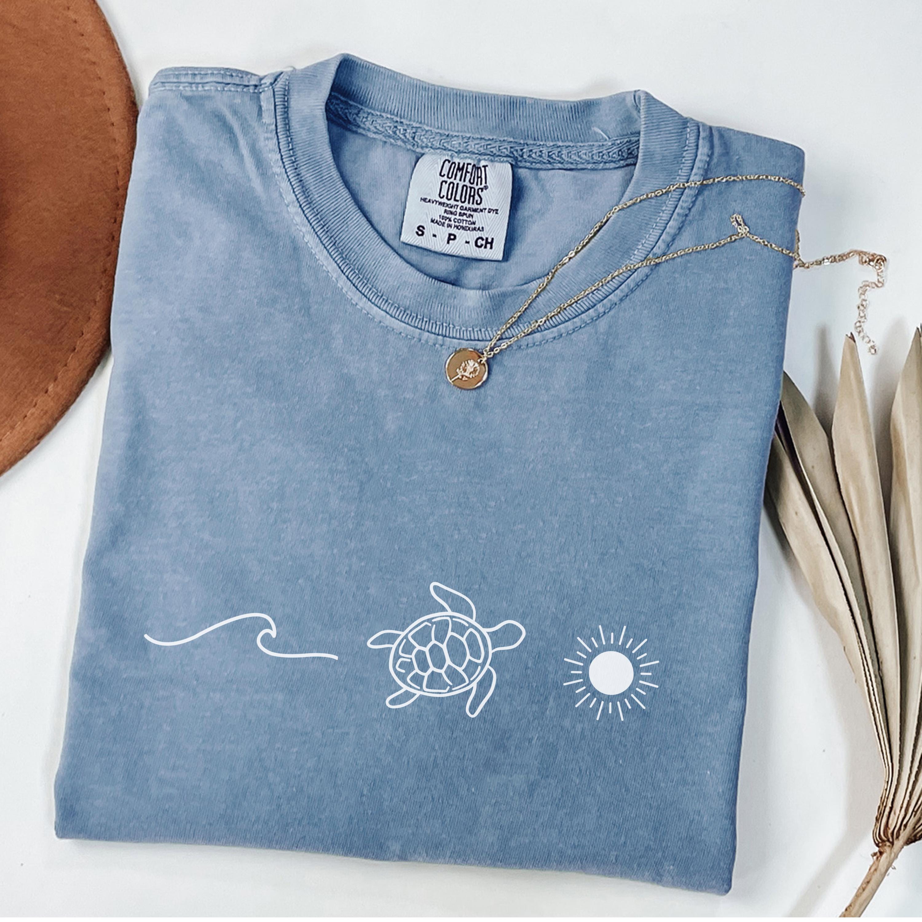 Sunset Waves Tee - Etsy
