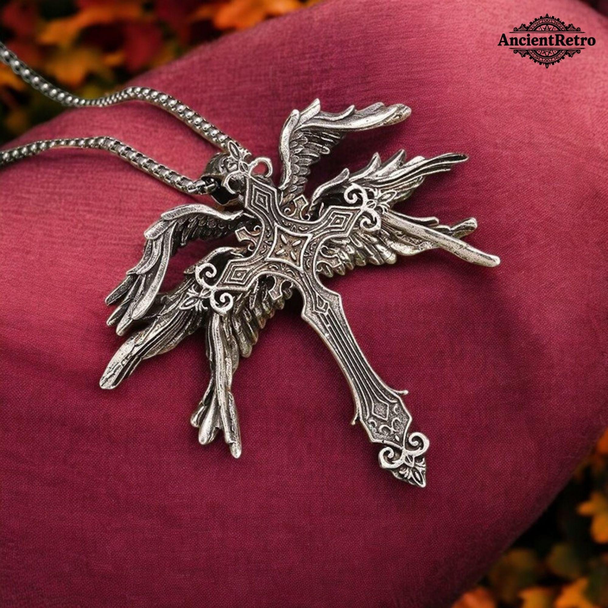 Chaos Cross Pendant - Etsy