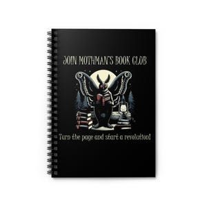 Mothman Book Club Notizbuch: Cryptid Lover&#39;s Journal