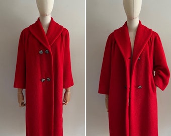 1950s Lilli Ann Wool Cocoon Coat