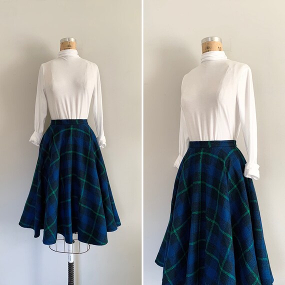 1960s Pendleton Full Circle Skirt / 60s Pendleton