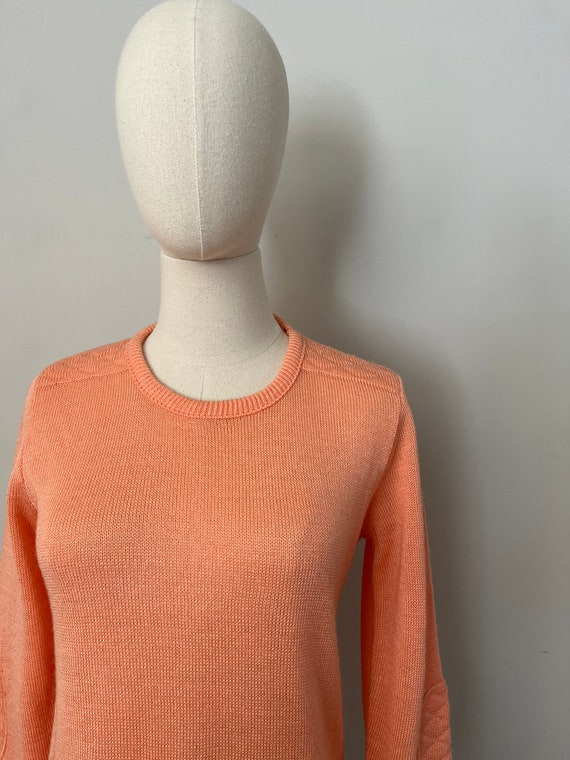 Vintage 1980s Quilted Details Sweater / 80s Deads… - image 4