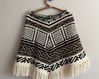 Bennetton Wool Poncho