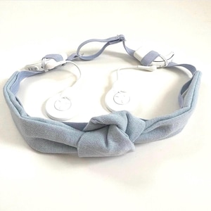 KNOTTED Cochlear Implant and Hearing Aid Headbands - Adjustable sizing - Non slip grip - Retention - Processor - Stylish