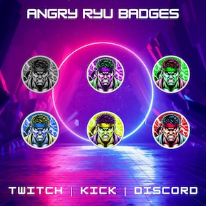 Anime Sub Badges For Twitch | Twitch Sub & Bit Badges | Character Sub Badges | Kawaii Badges | Loyalty Badges | Discord Badges.