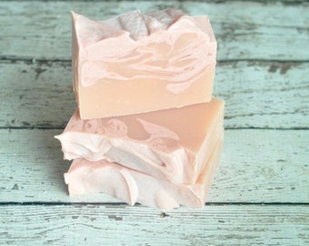 Rosewood Grapefruit Ylang Soap -  Hand Blended Essential Oils  - Organic Shea Butter - Moondance