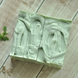 Peppermint Spearmint Soap  - Mint to Be - Vegan Soap -  Artisan Soap - Shea Butter Soap - Mint to Be