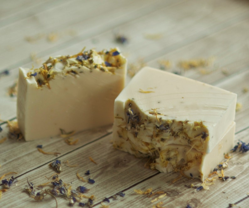 Lemon Cedarwood Soap with Lavender Essential Oil Soap Shea Butter Handmade Happiness image 4