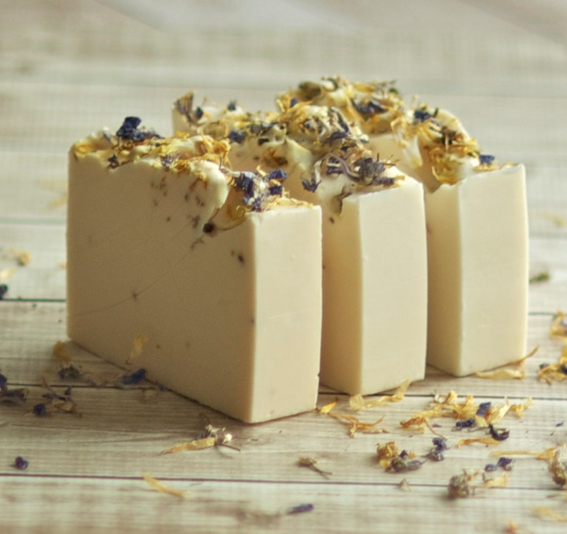 Lemon Cedarwood Soap with Lavender Essential Oil Soap Shea Butter Handmade Happiness image 3