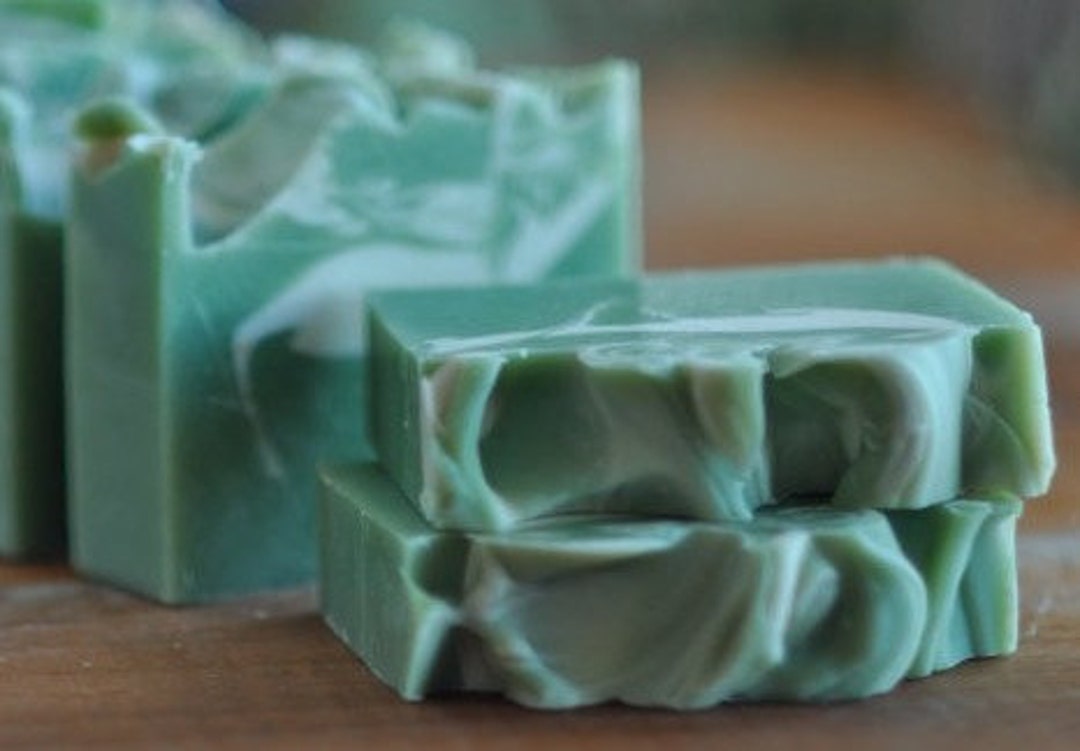 Spearmint Eucalyptus Soap - Handmade- Natural Essential Oil Soap ...