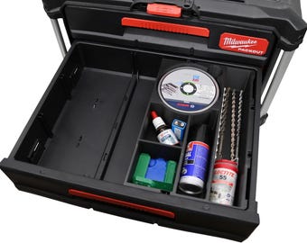 Milwaukee Packout 3/2 Drawer Insert for assortment box #2 – 3D Printed Organizer | Custom Fit Packout Tray | Ready to Use