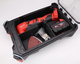 Milwaukee Packout Compact Box Insert for M18 BMT Multi-Tool – 3D Printed Organizer | Custom Fit Packout Tray | Physical Item