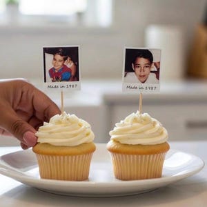 Custom face cupcake topper for birthday party decoration 30th custom photo topper for cake birthday decor for 21st finally legal gift idea image 6