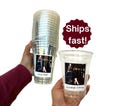 Birthday party supplies with photo decorations for event custom photo cup personalized party favor gift idea for graduation party decor grad