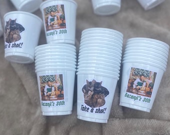 Individuelle Fototasse 50.Geburtstag Dekoration 21.Geburtstag Geschenk Partytasse Personalisiertes Bild Kundenspezifisches Fotogeschenk für jeden Anlass