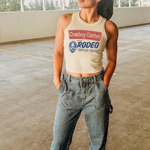 Camiseta Cowboy Carter para mujer, camiseta corta de verano con Beyoncé, camiseta de Beyoncé, artículos de la gira Cowboy Carter, camiseta juvenil del concierto de Beyoncé para niñas.