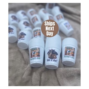 custom shot cup for 50th birthday 40th birthday mini shot cup with picture personalized shot cup for 30th birthday 30th birthday party decor