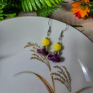 Handmade Colorful Beaded Dangle Earrings Jewelry