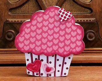 Valentines Day Decor, Valentine Day Sign, Valentines Day Gift, Valentines Day Decoration, Cupcake Decoration, Cupcake Decor