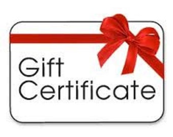 Gift Certificate