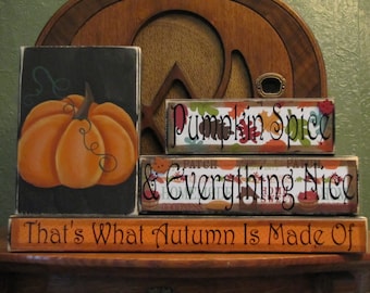 Fall Decor, Fall Decoration, Fall Sign, Thanksgiving Decor, Thanksgiving Decoration, Pumpkin Spice & Everything Nice