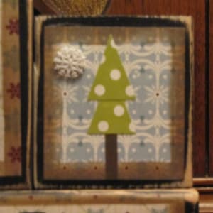 O Christmas Tree Winter Sign Word Blocks image 5