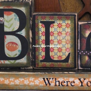 Spring Sign, Spring Decor, Spring Blocks, Easter Sign, Easter Decor ...