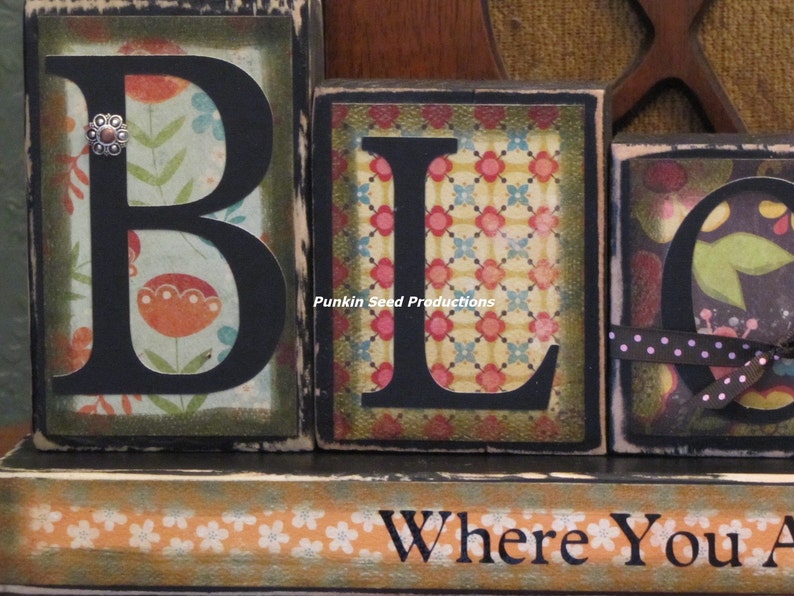 Spring Sign Spring Decor Spring Blocks Easter Sign Easter - Etsy