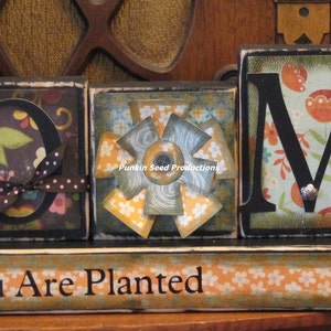 Spring Sign, Spring Decor, Spring Blocks, Easter Sign, Easter Decor ...