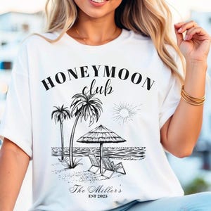 Personalized Mr and Mrs Shirts, Custom Couples Honeymoon Club Shirts, Just Married Tee, Hubby Wifey Shirts, Honeymoon Gift for Newlyweds