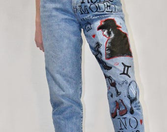 Levi Custom Jeans - Etsy Levi Custom Jeans - Etsy