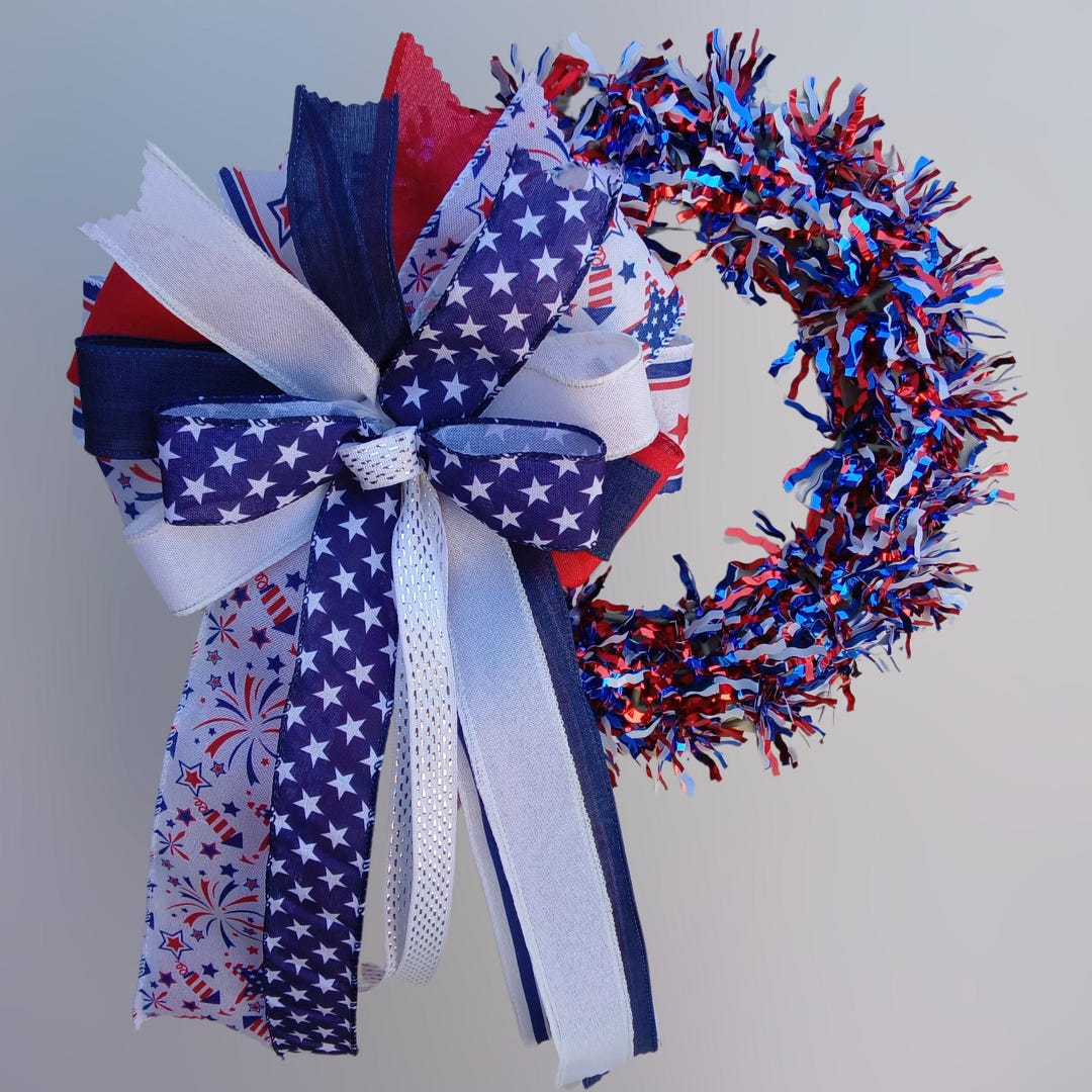 4th Fireworks Bow | Fourth of July Bows | Patriot Bows | 4th of July ...