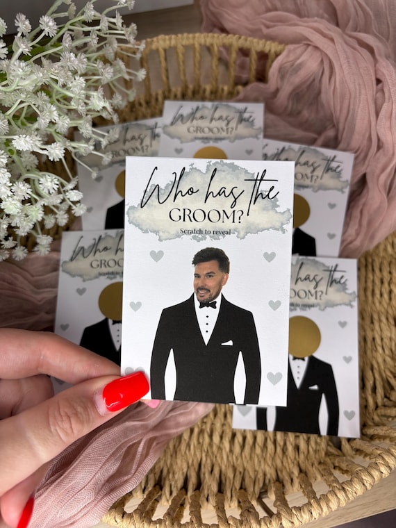 Who Has the Groom? Scratch Off Game | Hen Party | Bridal Shower | Hen do Activity Fun