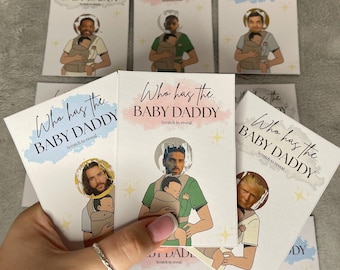 Funny Baby Shower Game: Celebrity Baby Daddy Scratch Off Cards