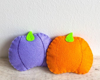 Pumpkin Felt Cat Toy, halloween cat toy, organic catnip, vegan cat toys, gifts for cats, toy for cat, halloween cat gift, felt pumpkins