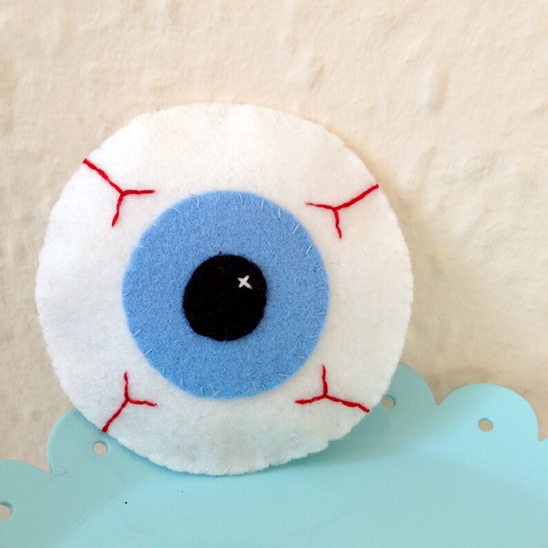 Eyeball Felt Cat Toy Halloween Cat Toy Organic Catnip Vegan Etsy