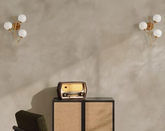 Limewash Wallpaper – Venetian Plaster Texture, Concrete Look, Neutral Textured Removable Peel and Stick Wall Mural Japandi Boho Decor