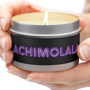 BTS Tin Candles, Jimin Lachimolala Funny Meme Candle, Kpop Inspired Gift, Bangtan Lover, Scented BTS Army Merch, Eco-Friendly, Reusable